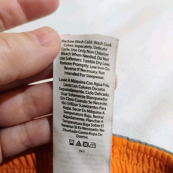 Stylish Kids Shorts in Gray and Orange - Picture 5 of 8